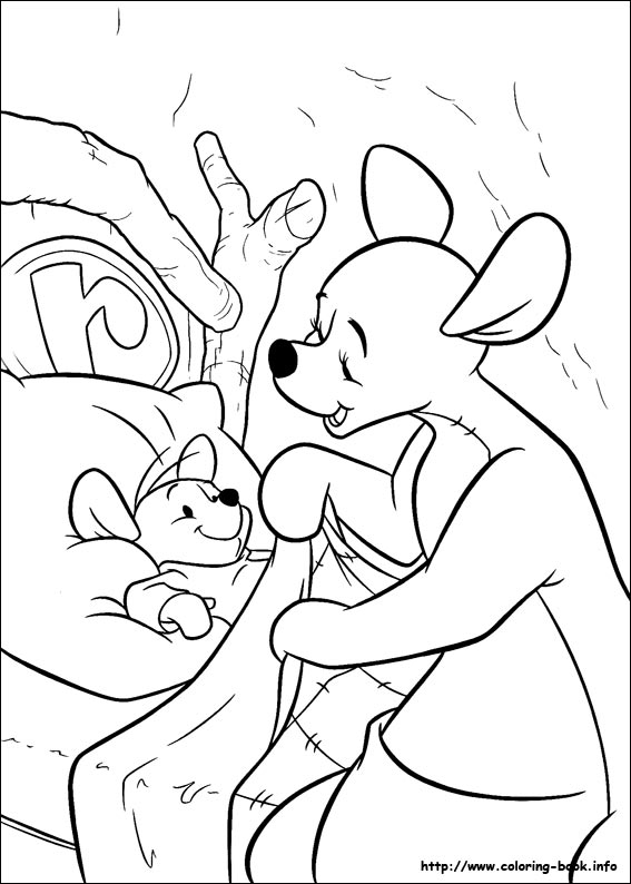 Winnie the Pooh coloring picture